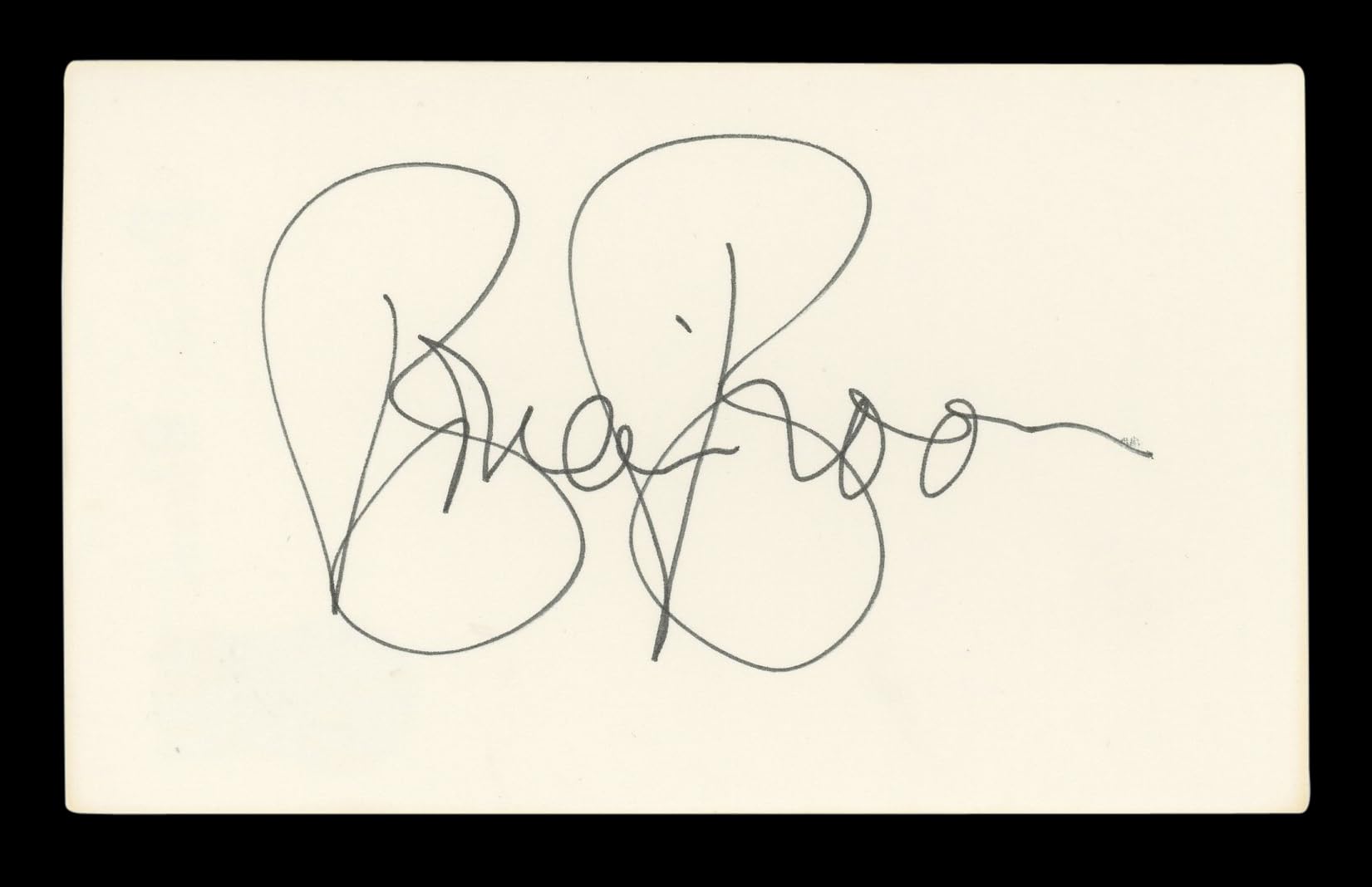Brian Bloom The A-Team Authentic Signed 3x5 Index Card Autographed BAS #BM57025