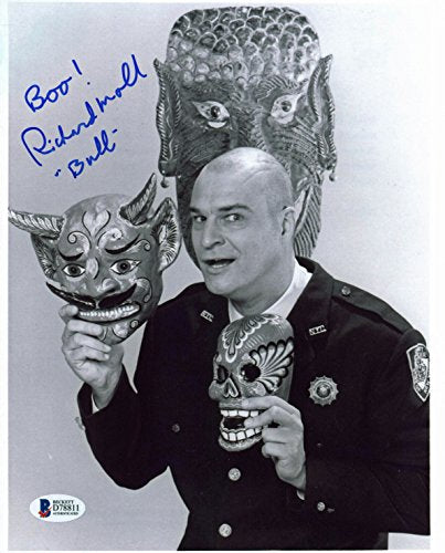 Richard Moll Night Court "Boo! Bull" Authentic Signed 8x10 Photo BAS #D78811