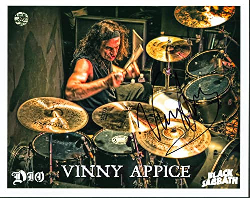 Vinny Appice Black Sabbath Authentic Signed 8x10 Photo Autographed Wizard World