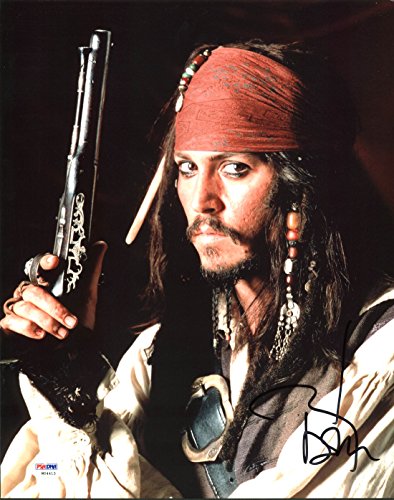 Johnny Depp Authentic Signed 11X14 Photo w/ Graded 10 Autograph! PSA/DNA #W04413