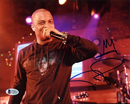 T.I. (Clifford Harris Jr.) Hip Hop Artist Authentic Signed 8X10 Photo BAS C15074