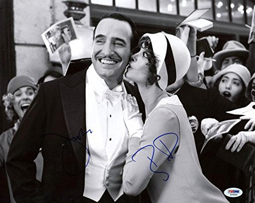 Jean Dujardin & Berenice Bejo The Artist Signed 11X14 Photo PSA/DNA #S33694