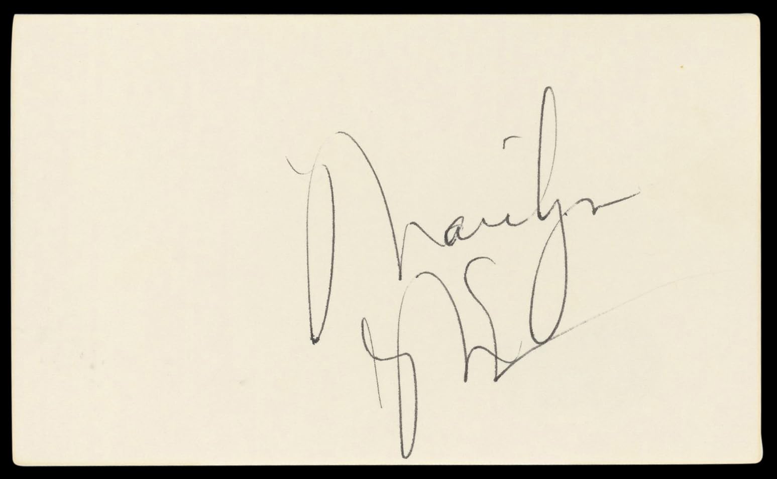 Marilyn McCoo 5th Dimension Authentic Signed 3x5 Index Card BAS #BL98896