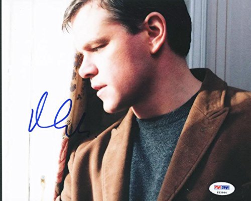 Matt Damon Signed Authentic 8X10 Photo Autographed PSA/DNA #P33964
