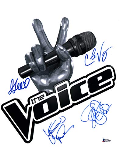 The Voice (4) Lee, Vosbury, Champlin & Wolpert Signed 11x14 Photo BAS #A57550