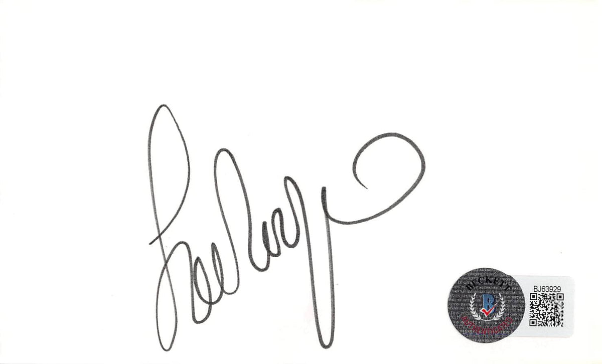 Lou Ferrigno The Incredible Hulk Authentic Signed 3x5 Index Card BAS #BJ63929