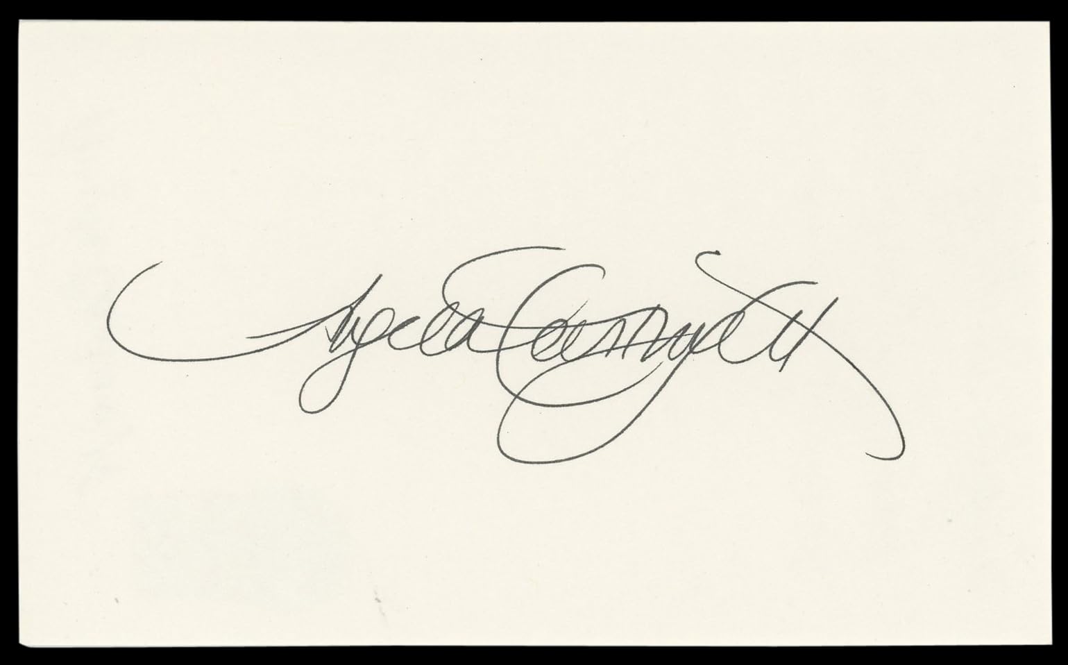 Angela Cartwright The Danny Thomas Show Signed 3x5 Index Card BAS #BM57060
