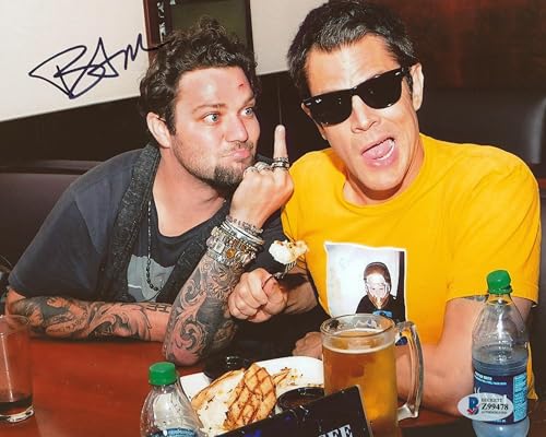 Bam Margera Jackass Authentic Signed 8x10 Photo Autographed BAS #Z99478