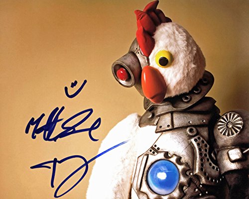 Breckin Meyer & Matthew Senreich Robot Chicken Signed 8x10 Photo BAS #D05370