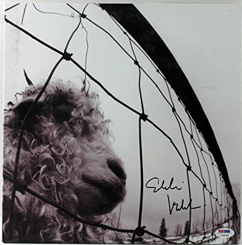 Eddie Vedder Signed Vs Album Cover W/ Vinyl Auto Graded Gem Mint 10! PSA #V09700