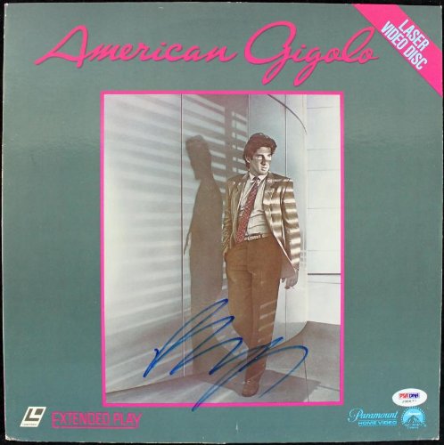Richard Gere American Gigolo Authentic Signed Laserdisc Cover PSA/DNA #J00677