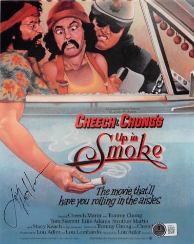 Lou Adler Cheech & Chong's Up In Smoke Signed 8x10 Vertical Photo BAS 1