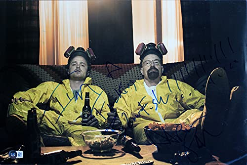 Aaron Paul Breaking Bad Authentic Signed 12x18 Photo Autographed BAS #BB22891