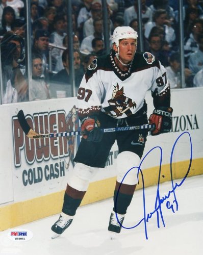 Coyotes Jeremy Roenick Signed Authentic 8X10 Photo Autographed PSA/DNA #S85851