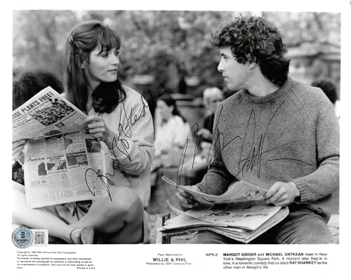 Margot Kidder & Michael Ontkean Willie & Phil Signed 8x10 Photo BAS #BN29199