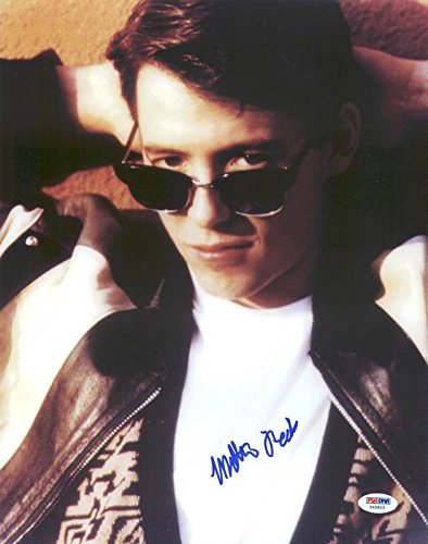Matthew Broderick Ferris Bueller Signed Authentic 11X14 Photo PSA/DNA #Y45823