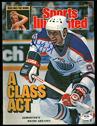 Oilers Wayne Gretzky Signed 1988 Sports Illustrated Magazine PSA/DNA #AG84524