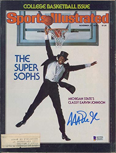 Lakers Magic Johnson Signed Nov. 1978 Sports Illustrated Magazine BAS #MJ15326