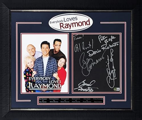 Everybody Loves Raymond (6) Romano, Heaton +4 Signed Framed Display BAS #AC33551