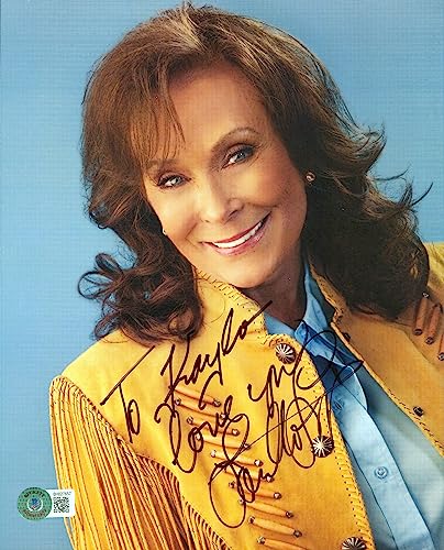 Loretta Lynn "To Kayla Love You" Authentic Signed 8x10 Photo BAS #BH027657