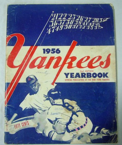 New York Yankees Authentic Official 1956 Program Yearbook