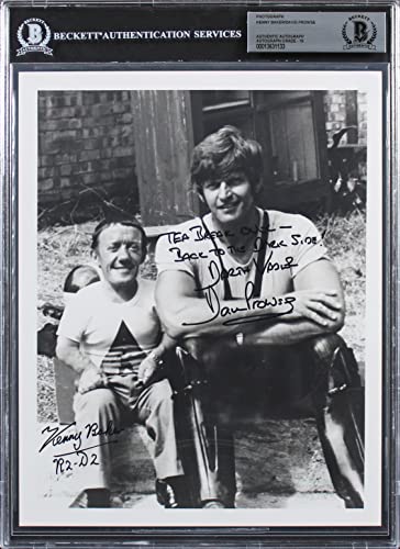 Kenny Baker & David Prowse Star Wars Signed 8x10 Photo Auto Grade 10 BAS Slabbed