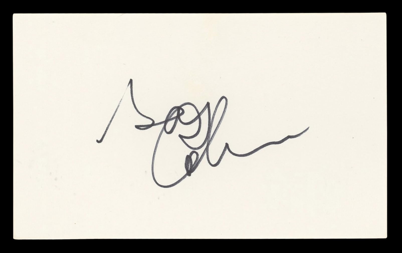 Gary Coleman Diff'rent Strokes Authentic Signed 3x5 Index Card BAS #BL98513