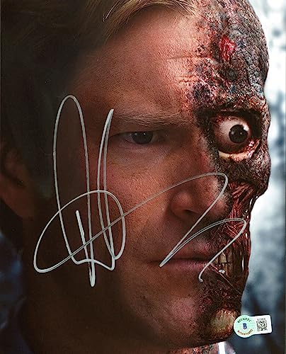 Aaron Eckhart Batman The Dark Knight Authentic Signed 8x10 Photo BAS #BJ32638