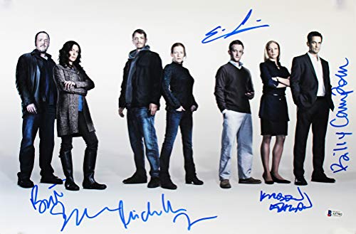 The Killing (5) Sexton, Forbes, Ladin, Lehman & Campbell Signed 12x18 Photo BAS