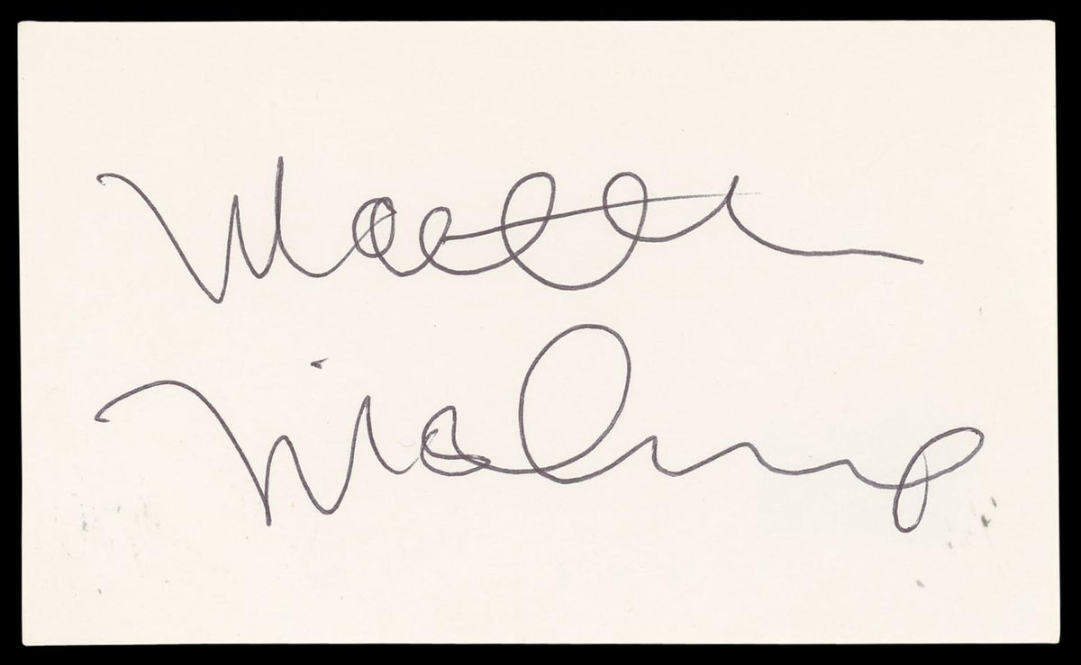 Matthew Modine Full Metal Jacket Authentic Signed 3x5 Index Card BAS #BN35232