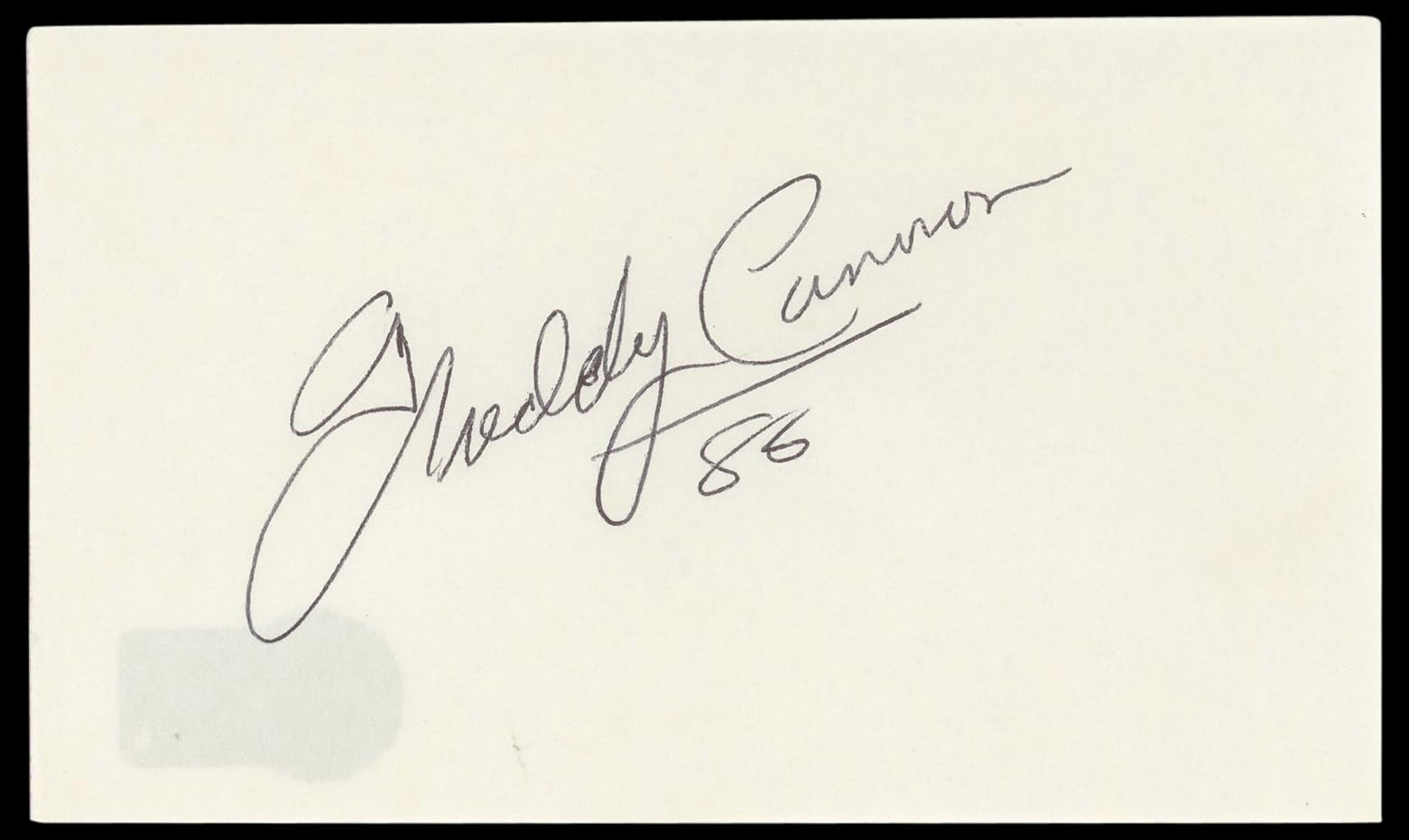 Freddy Cannon Musician Authentic Signed 3x5 Index Card Autographed BAS #BM57154