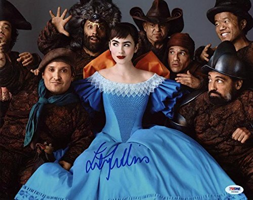 Lily Collins Mirror Mirror Signed Authentic 11X14 Photo PSA/DNA #S33660