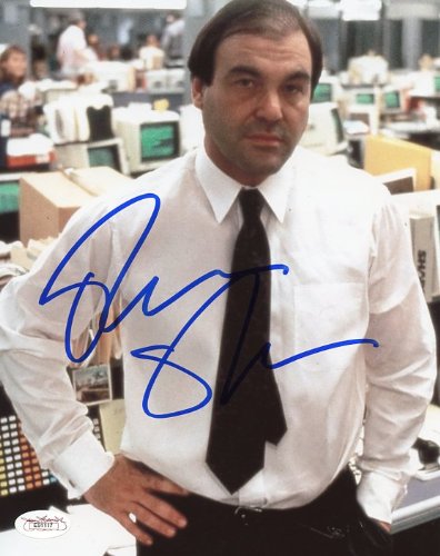 Oliver Stone Wall Street Signed Authentic 8X10 Photo Autograph JSA #E91117