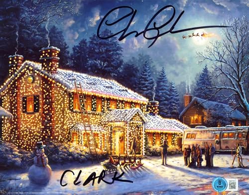 Chevy Chase Christmas Vacation "Clark" Authentic Signed 8x10 Photo BAS #1W377511