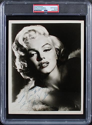 Marilyn Monroe "To Wilson" Authentic Signed 8x10 Photo PSA/DNA Slabbed