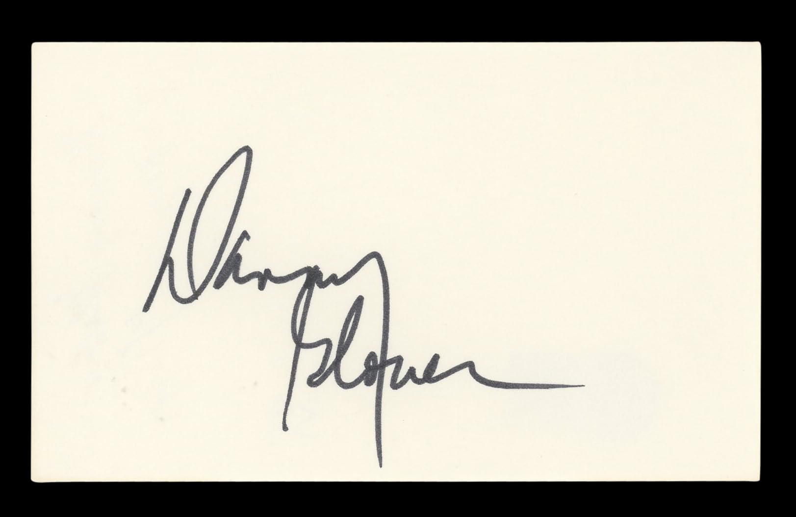 Danny Glover Lethal Weapon Signed 3x5 Index Card Autographed BAS #BL96627