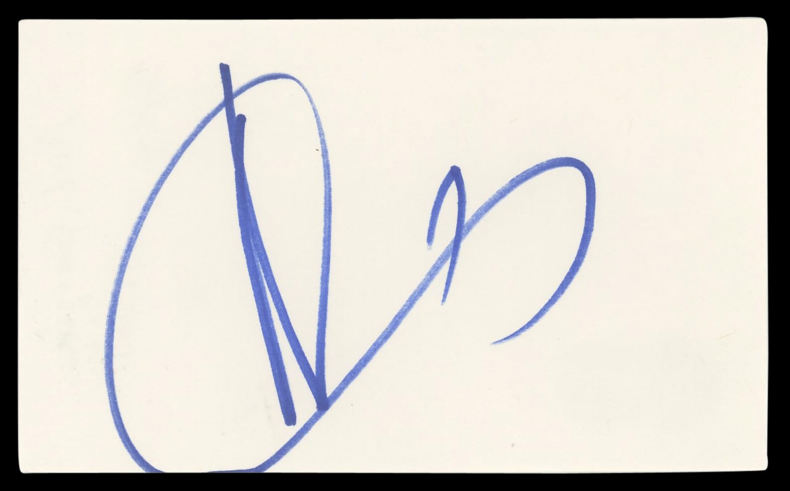 Andy Garcia The Untouchables Authentic Signed 3x5 Index Card BAS #BL96356