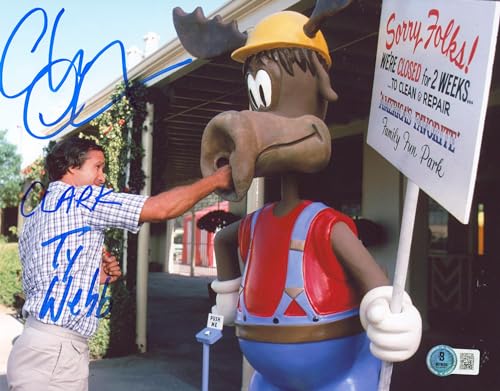 Chevy Chase Vacation "Clark, Ty Webb" Authentic Signed 8x10 Photo BAS #1W385738
