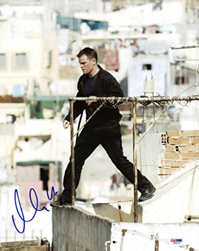 Matt Damon Bourne Identity Signed Authentic 11X14 Photo PSA/DNA #I85131