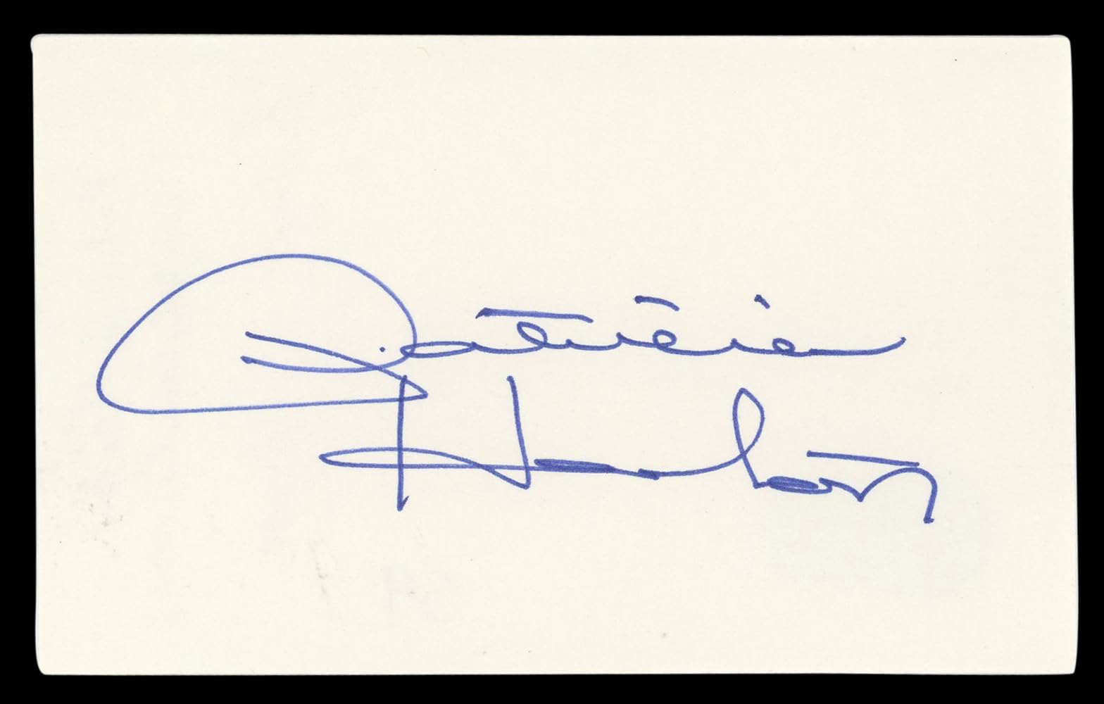 Patricia Heaton Everybody Loves Raymond Signed 3x5 Index Card BAS #BL96353