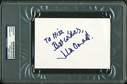 Julia Ormond Authentic Signed 4X6 Index Card Autographed PSA/DNA Slabbed