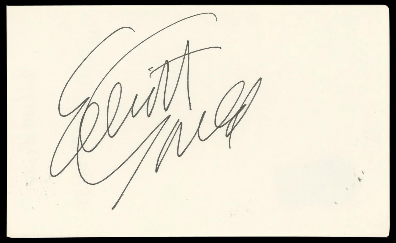 Elliott Gould M*A*S*H Authentic Signed 3x5 Index Card Autographed BAS #BN89193