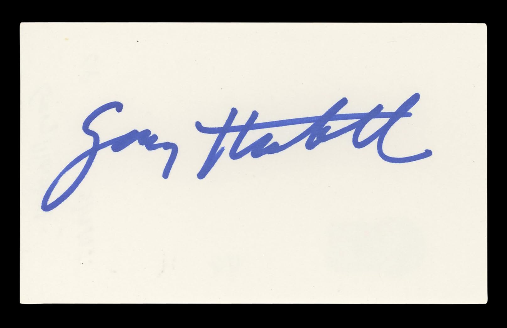 Garry Marshall The Princess Diaries Authentic Signed 3x5 Index Card BAS #BL96418