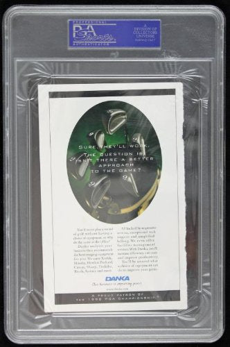 Payne Stewart  Signed Authentic Spectator Guide Cover PSA/DNA Slabbed