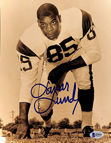 Rams Lamar Lundy Authentic Signed 8x10 Photo Autographed BAS