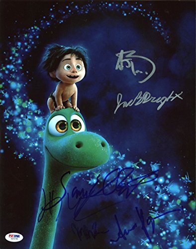 The Good Dinosaur (Anna Paquin, Sam Elliott, +4) Signed 11X14 Photo PSA #AB10795