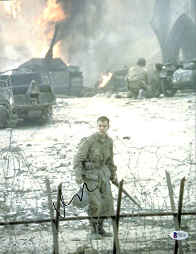 Matt Damon Saving Private Ryan Authentic Signed 11x14 Photo BAS #E85107