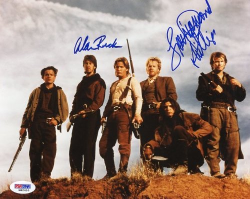 Lou Diamond Phillips & Alan Ruck Young Guns Signed 8X10 Photo PSA/DNA #M42410