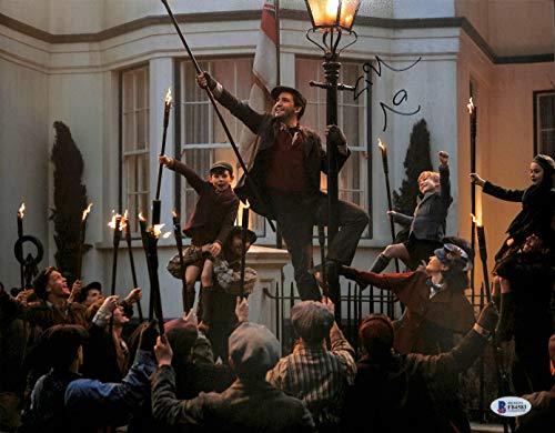 Lin-Manuel Miranda Mary Poppins Returns Authentic Signed 11x14 Photo BAS #F84583