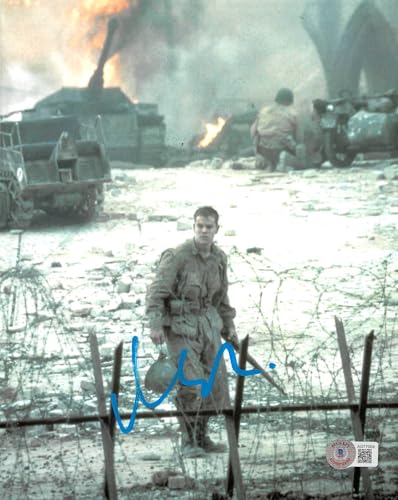 Matt Damon Saving Private Ryan Authentic Signed 8x10 Photo BAS #AD77004
